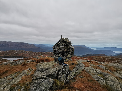 Toppen av Hauganuten, 755 moh.