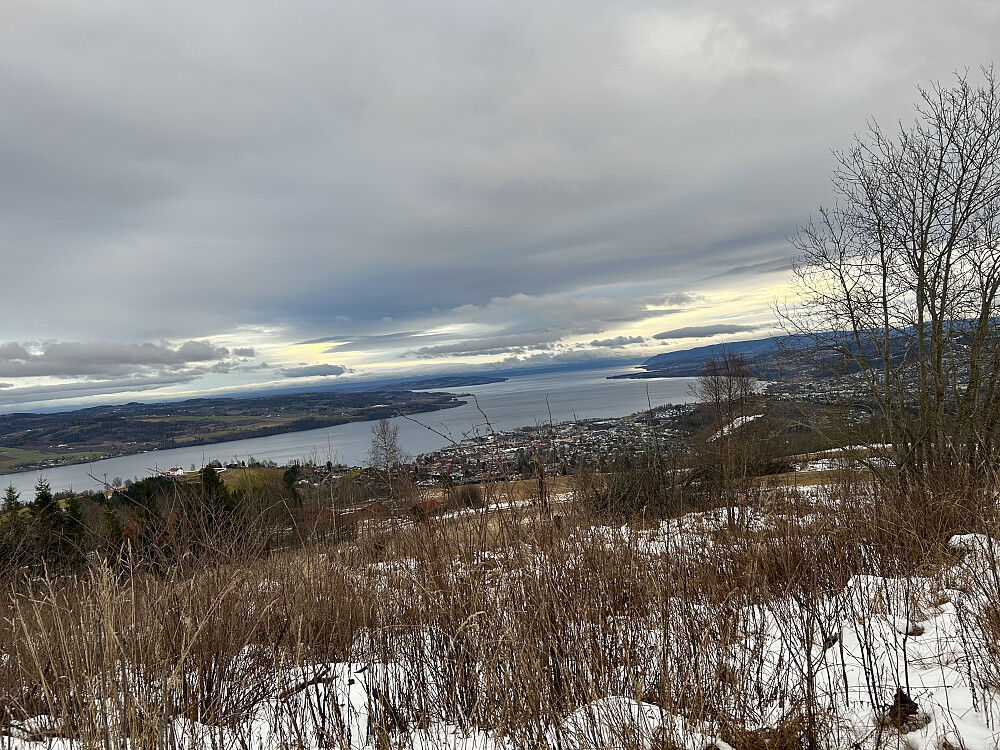 Utsikt fra Bergstoppen i dag
