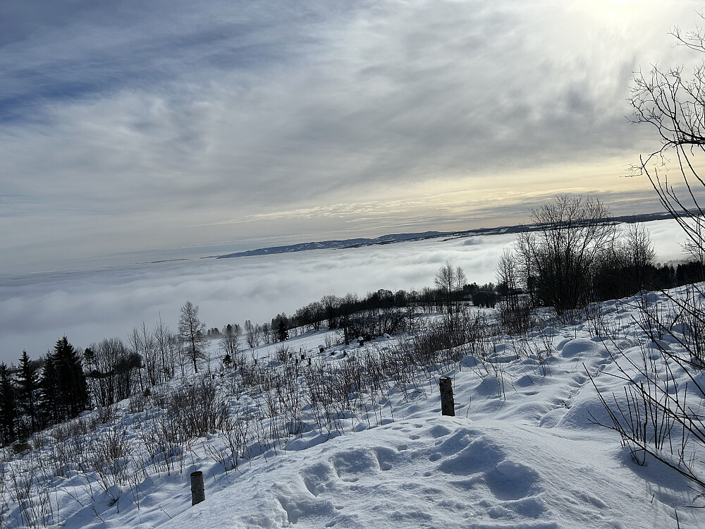 Over tåkehavet på Bergstoppen