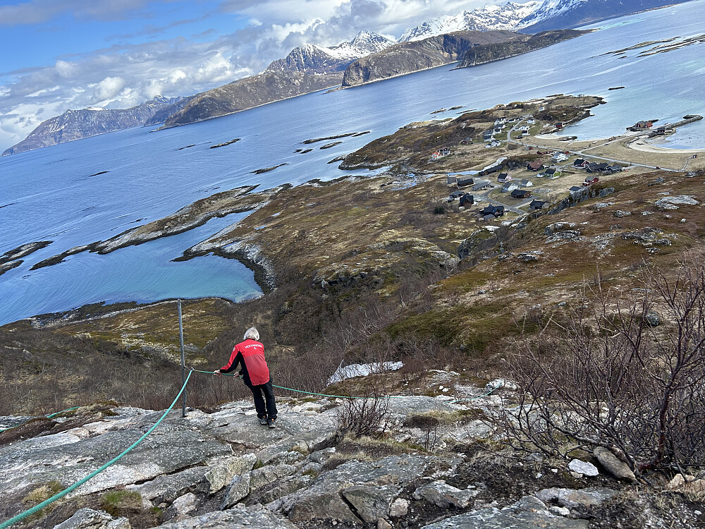 På tur ned