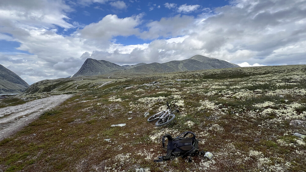 Syklet fra Spranget med medbragt sykkel denne gang
