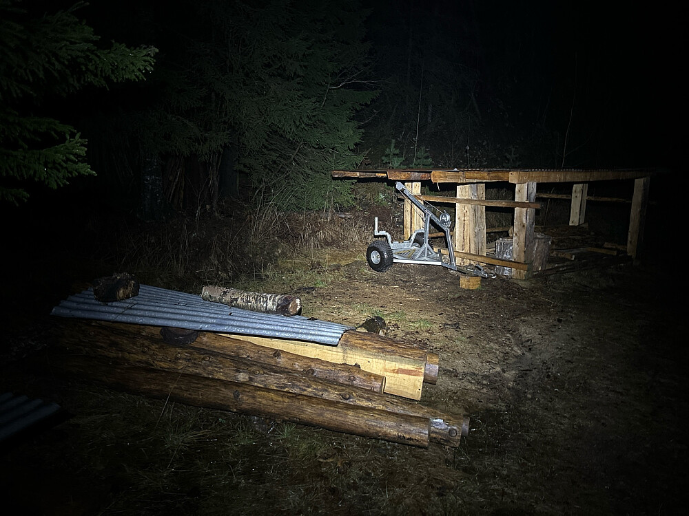 I toppen av Sletningsdalen.