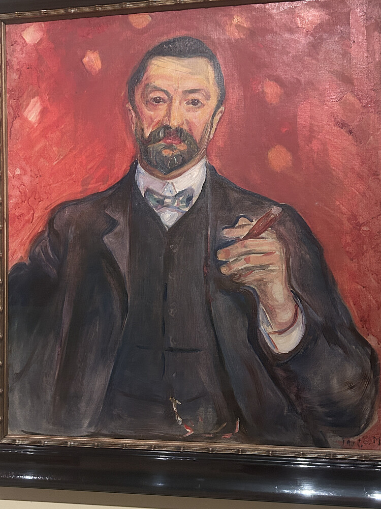 Portrett malt av Edvard Munch