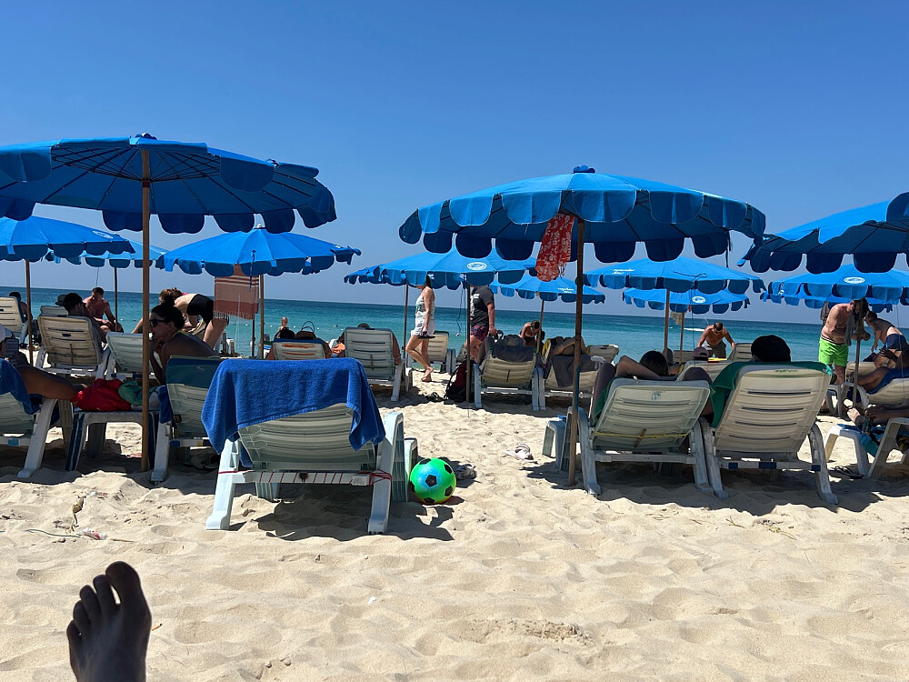 Kata hvor jeg holdt ut en time og til og med tok en svømmetur i sjøen.