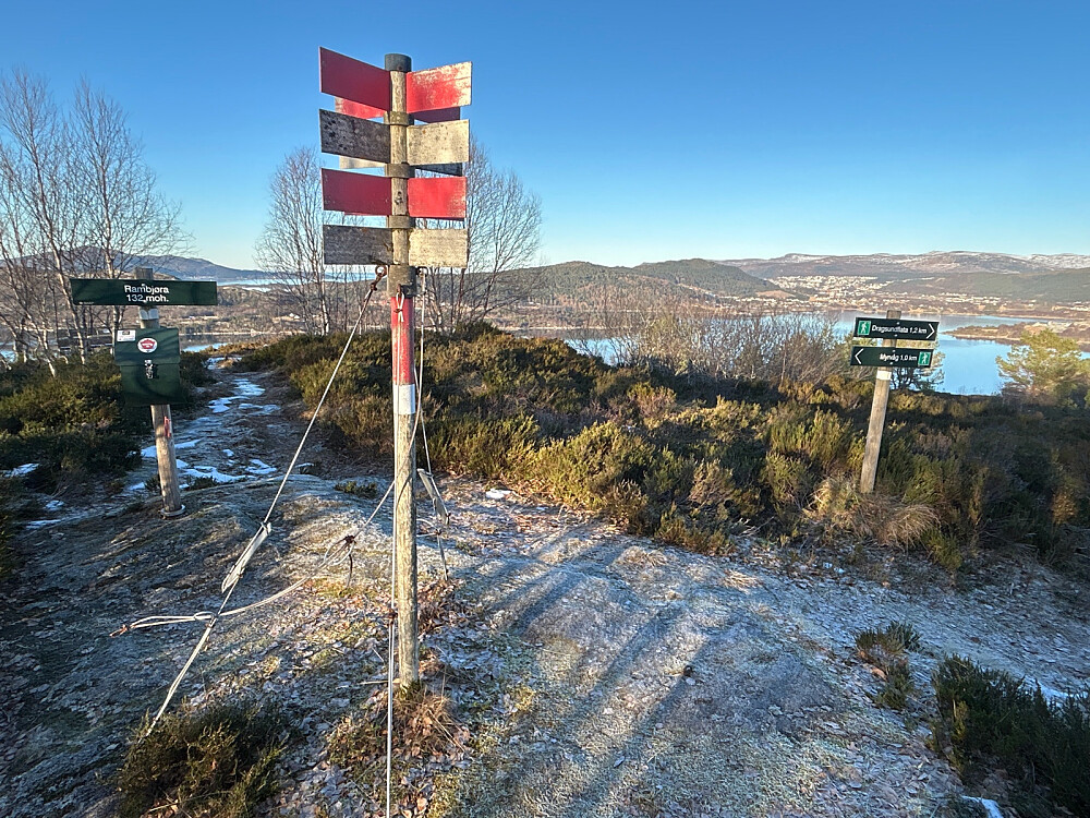 Toppunktet på Rambjøra.
