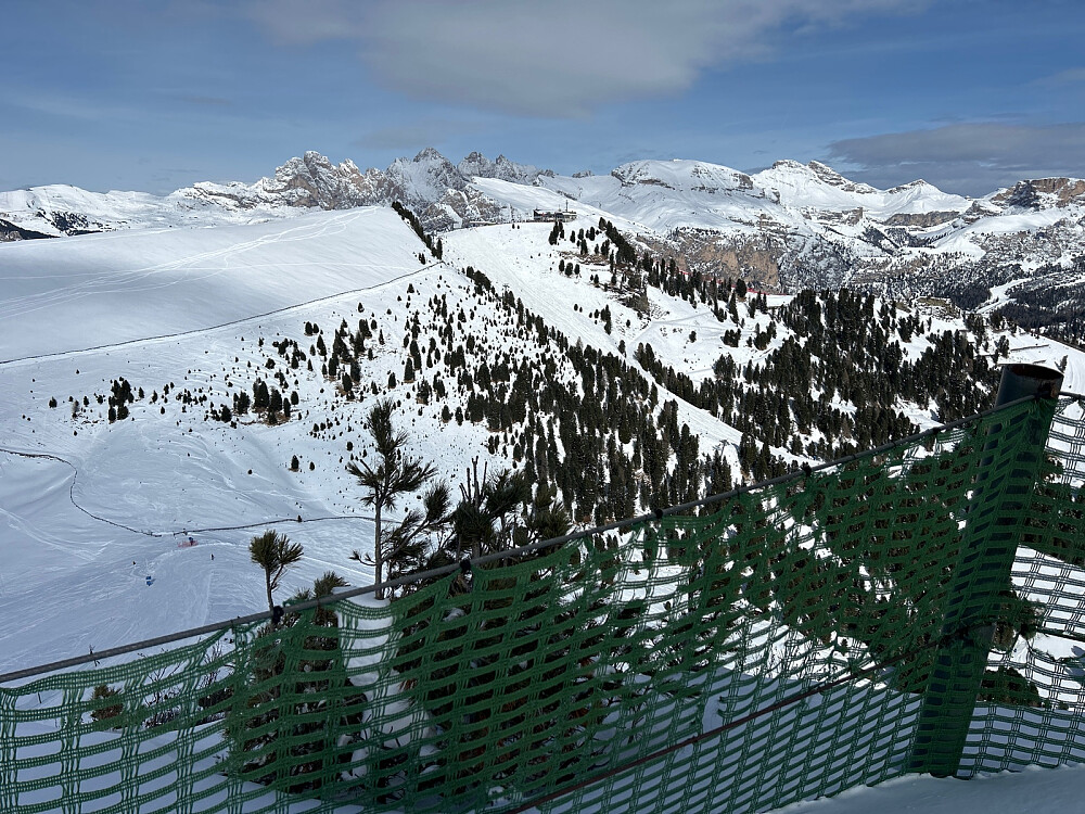 Utsikt fra Piz Sella.