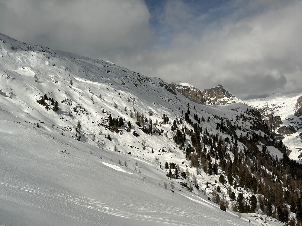 Utsikt fra Piz Boé.