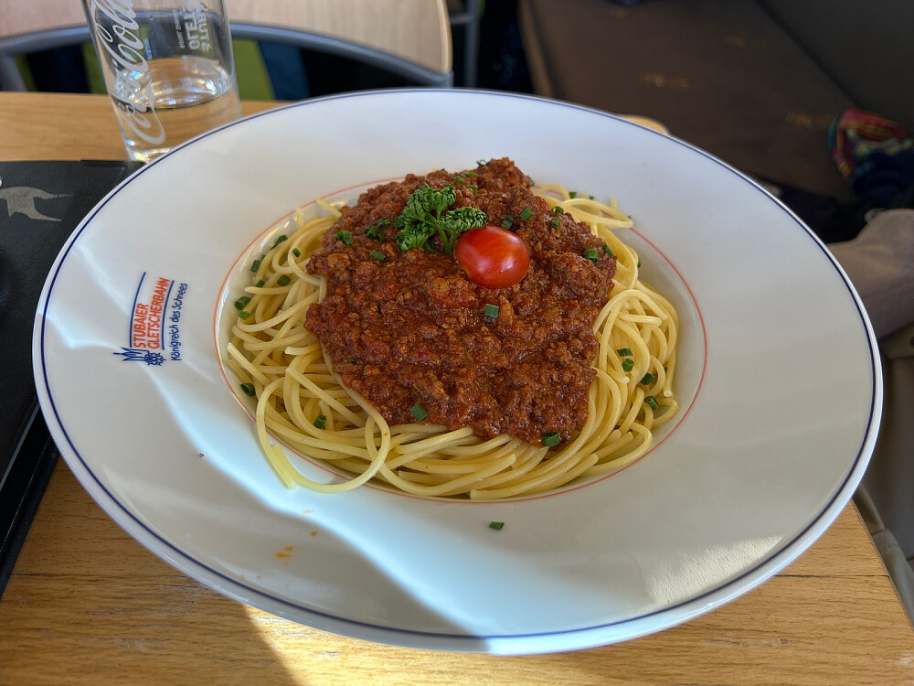Pasta bolognese sammen med Vegard.