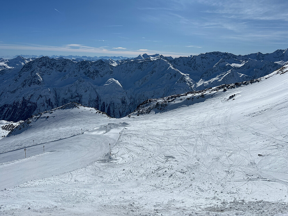 Toppen av løypa Schwarze Schneid.
