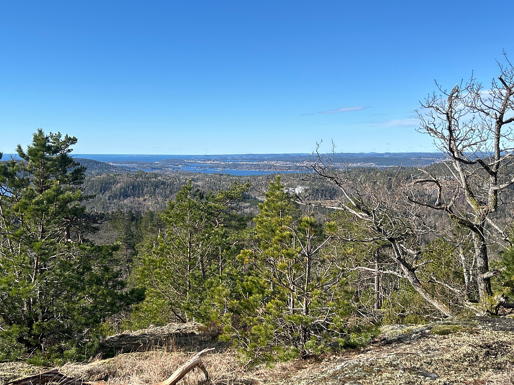 Utsikt fra "Sørøst for Mørjeklovås".