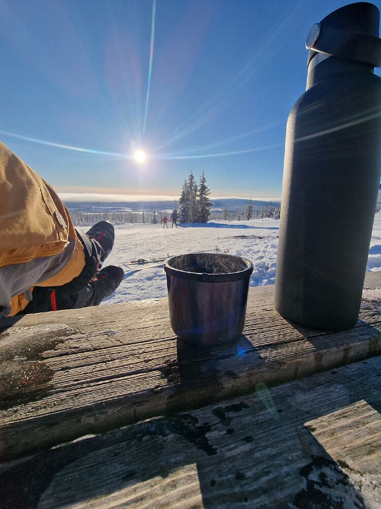 Det ble en kafferast ved 