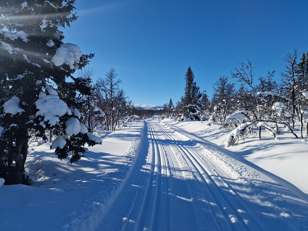 Godt med preparatet løyper når det ikke er hold i snøen ellers