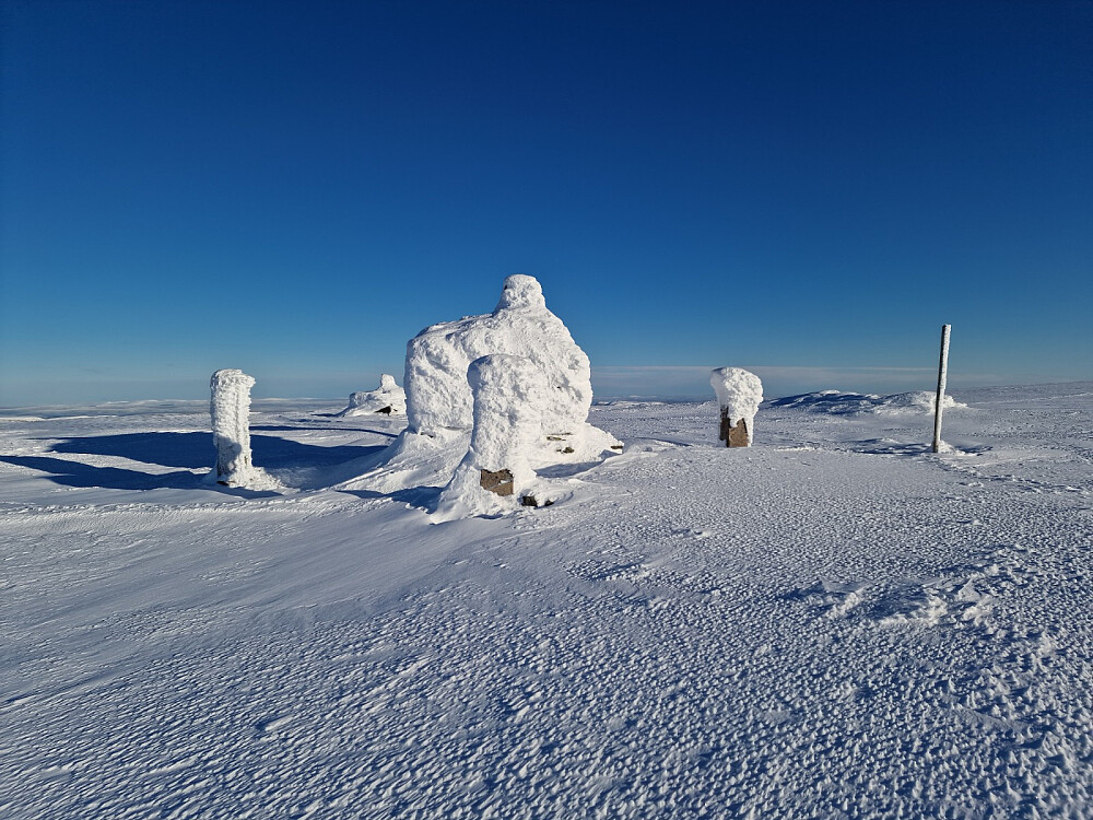 Minnestøtte til minne om besøket til Oscar den II sitt besøk i 1873. Ikke småtteri hva de stelte i stand ved kongelig besøk i gamledager