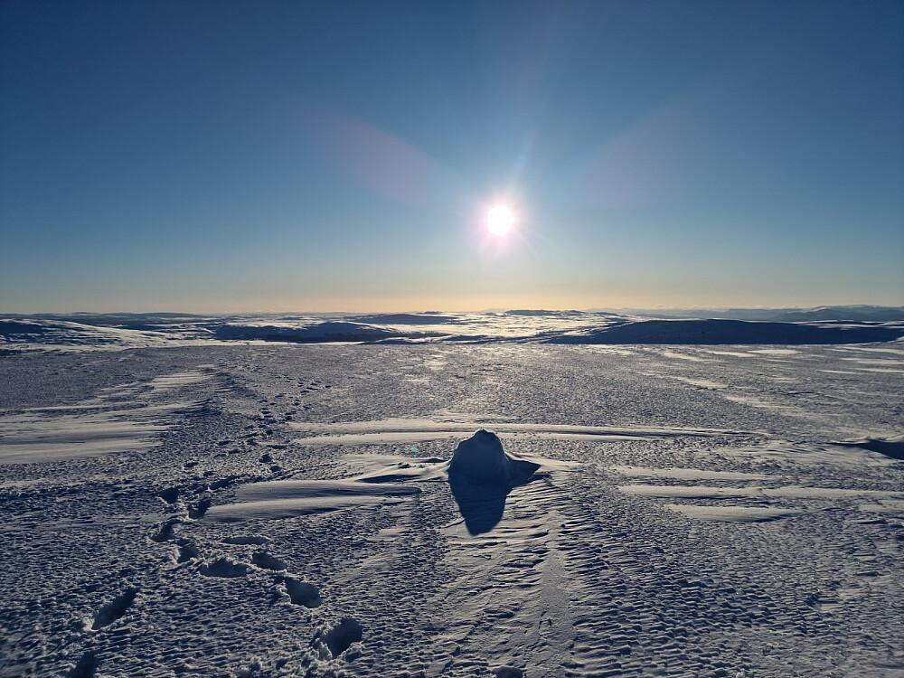 Det er god utsikt fra Øyer sitt høyeste topp.