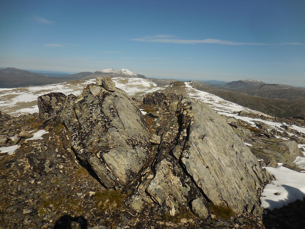 Ved den beskjedne varden på Nordre Storlifjellet.