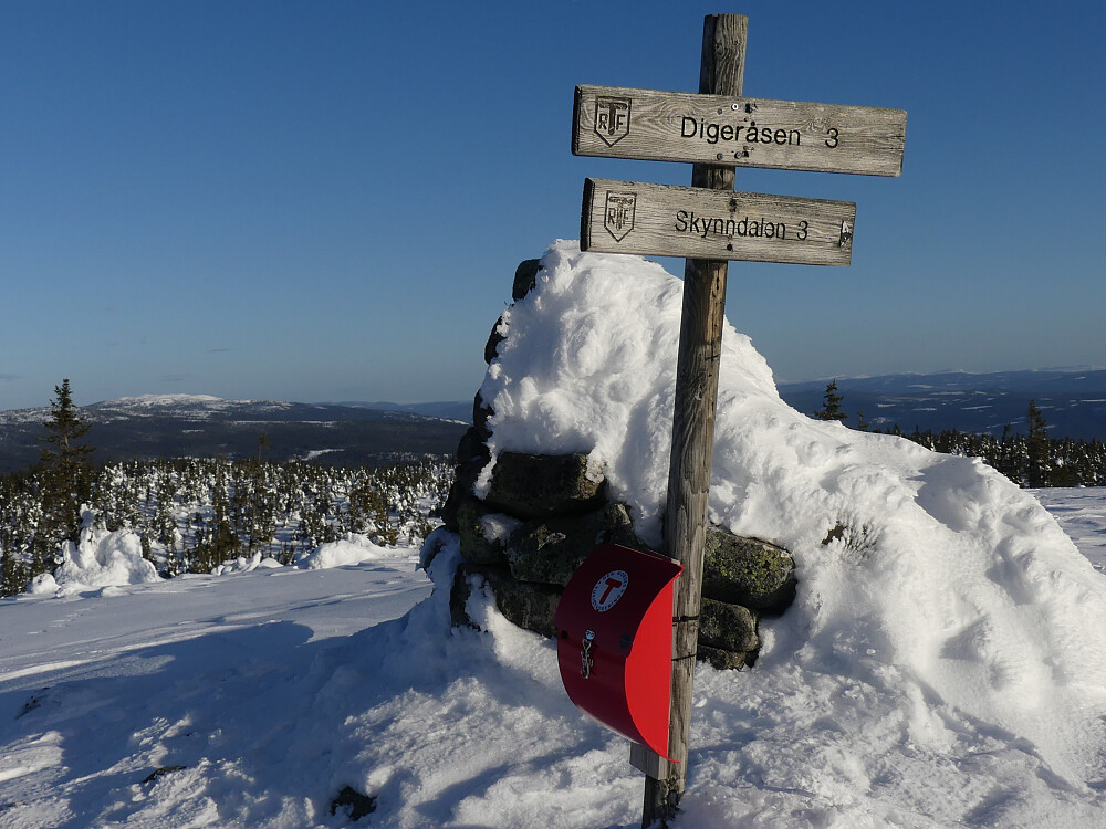 Jeg sliter meg til topps på Engulvsfjellet i dag også!