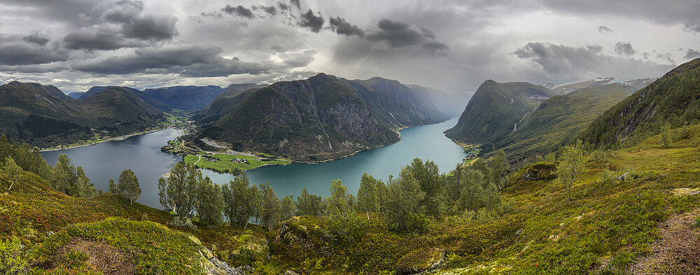 Kjøsnesfjorden sett fra Hamnanova