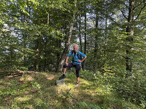 På toppen av Góra Wysoka