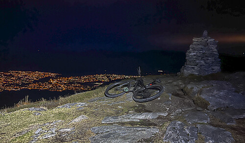 Finfin aftenstur på sykkel