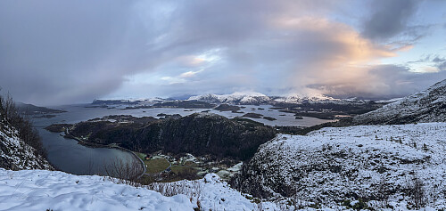 Uka var preget av haglbyger som kom og gikk