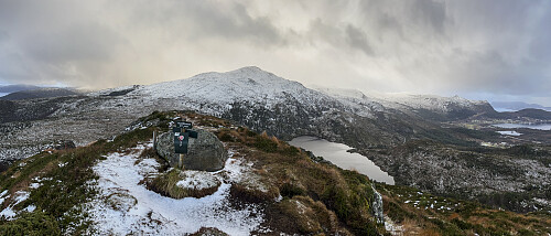 Rjåhornet sett fra Huldrehornet