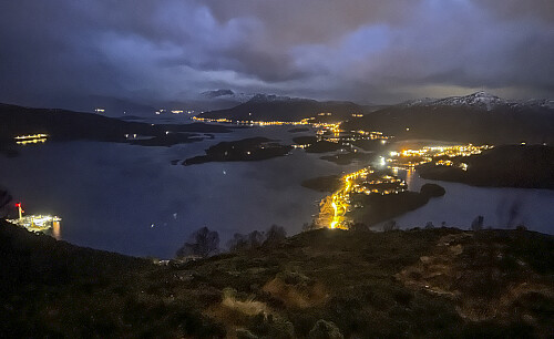 Utsikt mot Gurskøya