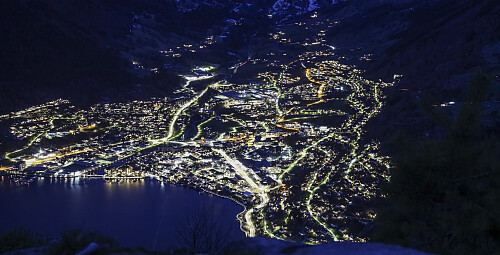 Sogndal sett på vei til Hesteggi