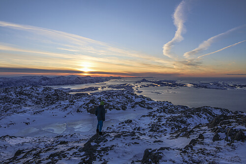 Utsikt mot Torghatten og Brønnøysund