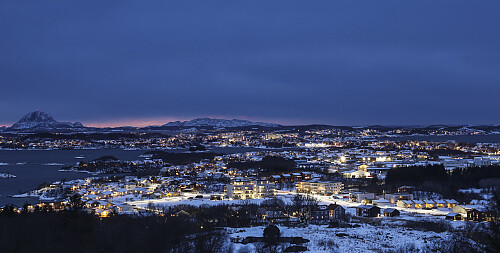Brønnøysund, sett fra Skardsåsen (hi-res)