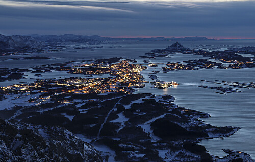 Brønnøysund, sett fra Mosaksla