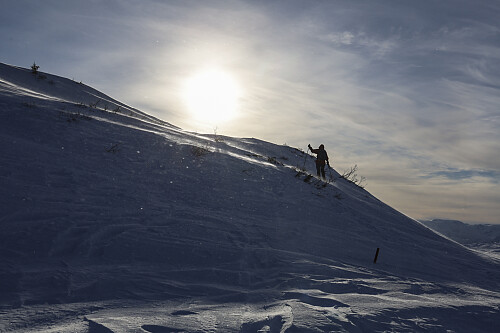 Opp til en kald, kald vind