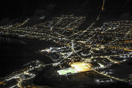 Ørsta sett fra Melshornet