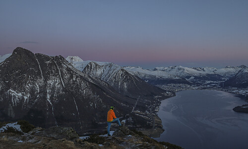 Utsikt fra Lidaveten mot Ørsta