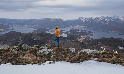 Svært vindfullt på fjellet i dag