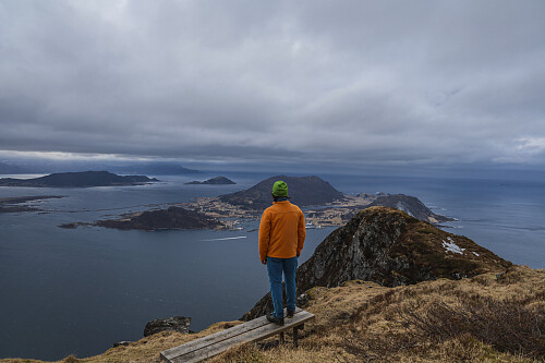 Utsikt fra Gjøna mot Sandsøya