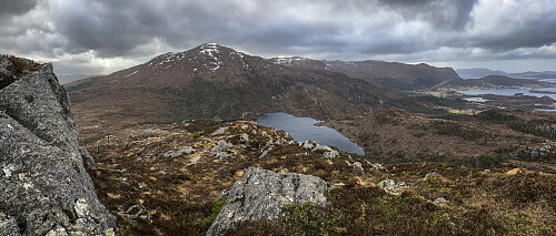 Rjåhornet sett fra Huldrehornet