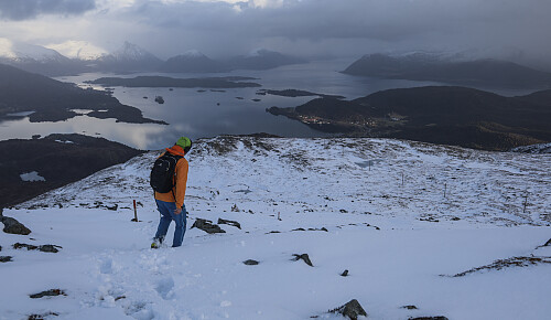 Litt nysnø på toppen