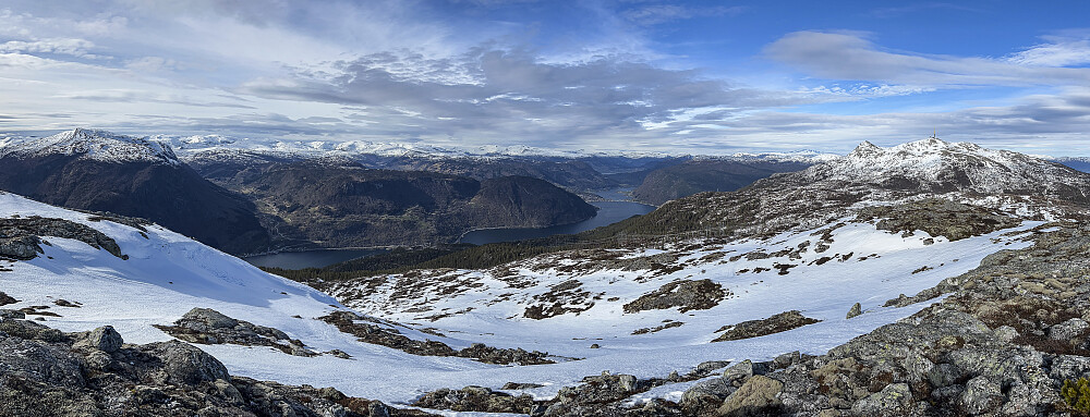 Utsikt fra Lingsetfjellet