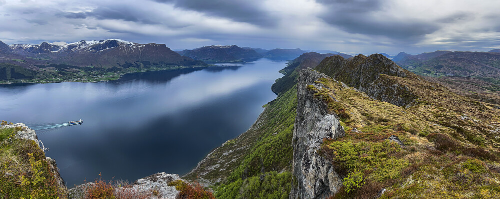 Rovdefjorden sett fra Laupsnipa