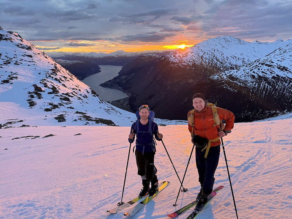 Anders og Espen i godt humør og fint driv