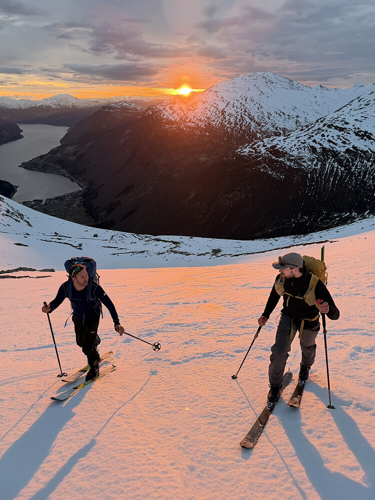 Upåklagelig solnedgangslys