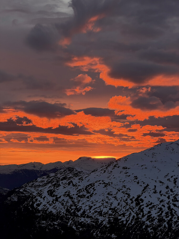 Dagens siste lysstråler