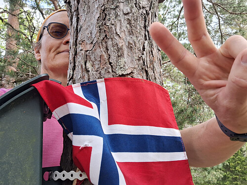 Toppen av Håøya er nådd