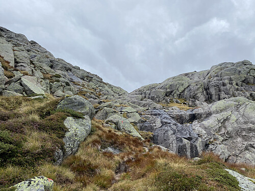 Bilde #11: På vei opp "passasjen" til høyre i bilde #9.