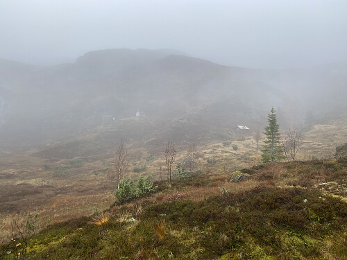 Bilde #7: Vi ankommer Kyrkjebøstølen [530 m.o.h.].