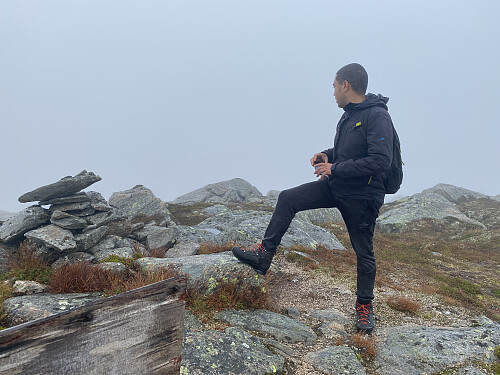 Bilde #11: Desverre var det ikke mye til utsikt denne dagen,...