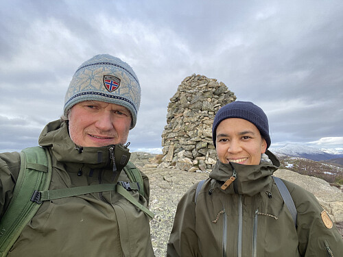 Bilde #5: Ved Tusenårsvarden [528 m.o.h.] rett ovenfor Molde sentrum.