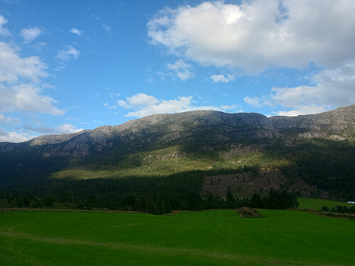 Veastadfjedle i lyset.