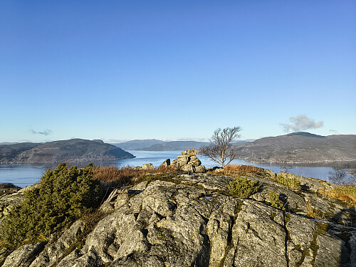 Toppen av Sandsåsen, 338 moh.