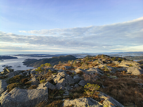 Toppen av Helgaknuten, 425 moh.